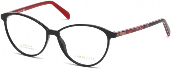 Emilio Pucci EP5047 Eyeglasses, 001 - Shiny Black