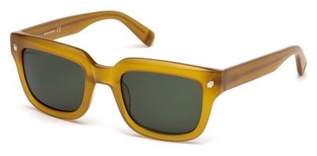 Dsquared2 LUKE T. Sunglasses, 40N - Matte Yellow / Green