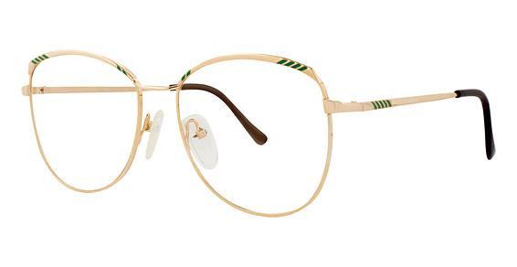 Elan 0153 Eyeglasses, Gold/Green