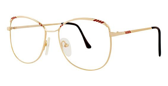 Elan 0153 Eyeglasses, Gold/Red