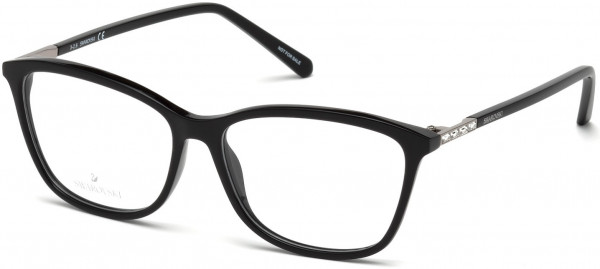 Swarovski SK5223 Eyeglasses, 001 - Shiny Black