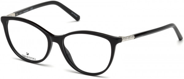 Swarovski SK5240 Eyeglasses, 001 - Shiny Black