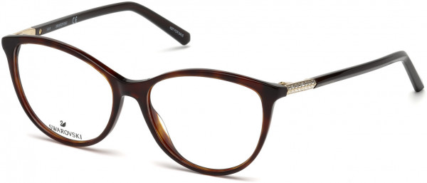 Swarovski SK5240 Eyeglasses, 052 - Dark Havana