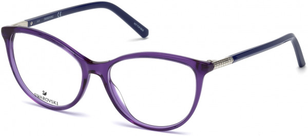 Swarovski SK5240 Eyeglasses, 081 - Shiny Violet