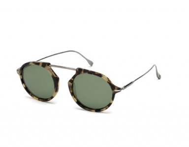 Tod's TO0197 Sunglasses, 56N - Havana/other / Green
