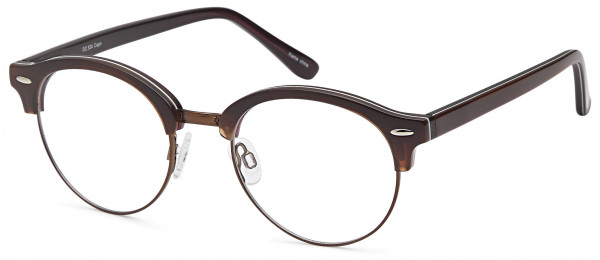 Di Caprio DC324 Eyeglasses, Brown
