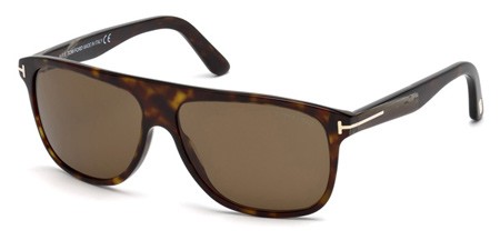 Tom Ford INIGO Sunglasses, 52E - Dark Havana / Brown