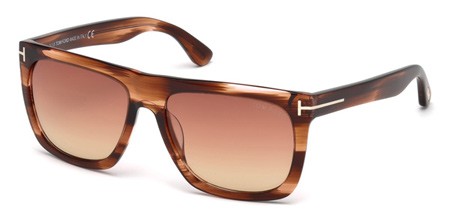 Tom Ford MORGAN Sunglasses, 68T - Red/other / Gradient Bordeaux