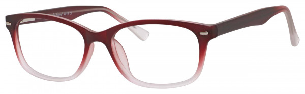 Enhance EN4019 Eyeglasses, Matte Burgundy Fade