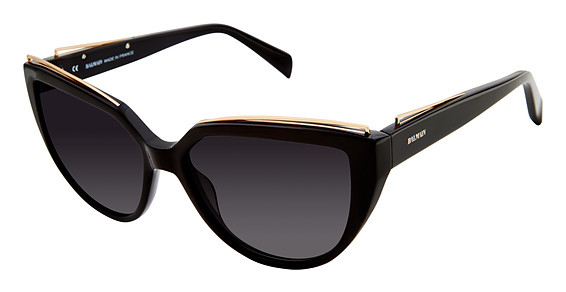 Balmain 2107 Sunglasses, C02 Black (Gradient Grey)