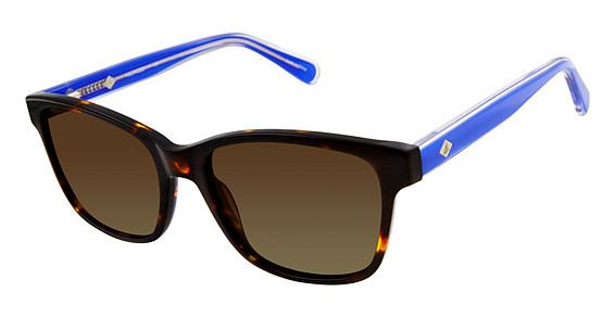 Sperry Top-Sider FAIRHAVEN Sunglasses, C02 Tortoise Blue (Dark Brown Gradient)