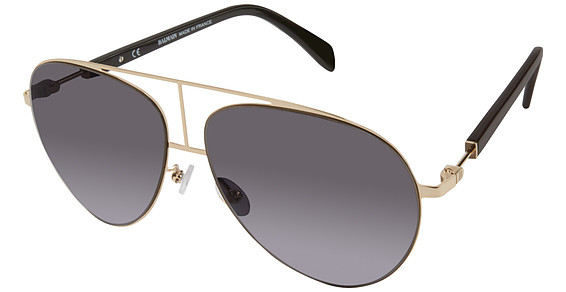 Balmain 2103 Sunglasses, C01 Light Gold (Grey)