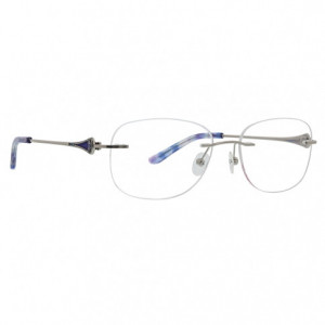 Totally Rimless TR 258 Aurora Eyeglasses, Light Silver