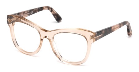 Tom Ford FT5463 Eyeglasses, 045 - Shiny Light Brown