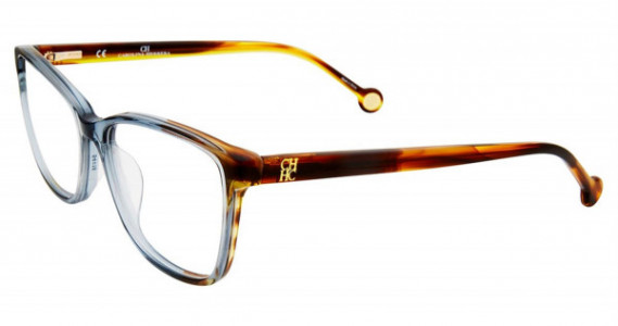 Carolina Herrera VHE717K Eyeglasses, Blue Brown 0844