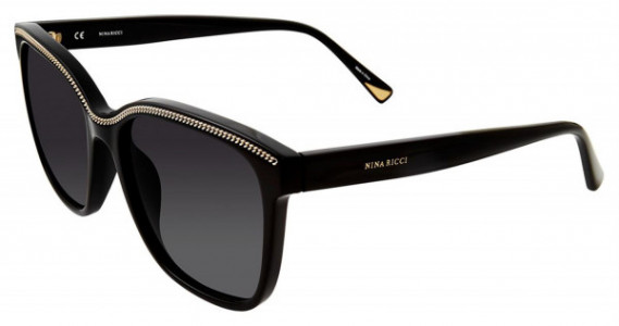 Nina Ricci SNR096 Sunglasses, Black 700Y