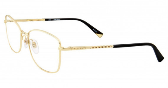 Nina Ricci VNR084 Eyeglasses, Shiny Gold 0300