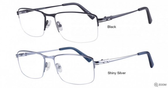Bulova Carlsbad Eyeglasses, Shiny Silver