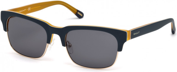 Gant GA7084 Sunglasses, 92A - Blue/other / Smoke