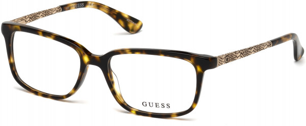 Guess GU2612 Eyeglasses, 052 - Dark Havana