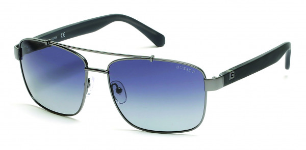 Guess GU6894 Sunglasses, 09D - Matte Gunmetal  / Smoke Polarized