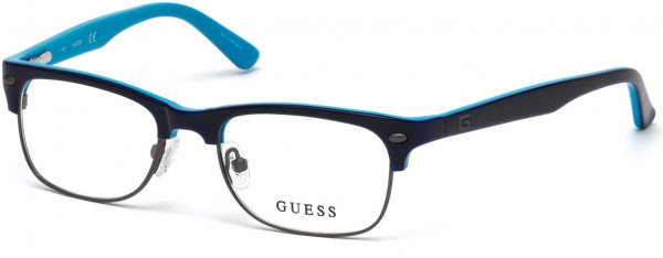 Guess GU9174 Eyeglasses, 090 - Shiny Blue