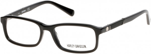 Harley-Davidson HD0129T Eyeglasses, 001 - Shiny Black