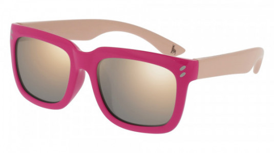 Stella McCartney SK0022S Sunglasses, PINK with NUDE temples and GOLD lenses