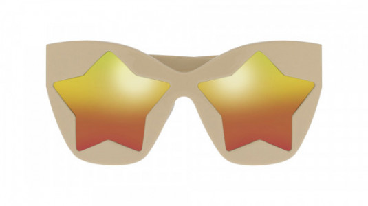 Stella McCartney SK0029S Sunglasses, 004 - WHITE with MULTICOLOR lenses