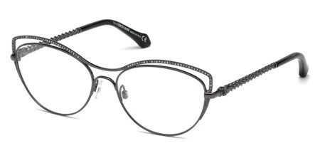 Roberto Cavalli CRESPINA Eyeglasses, 008 - Shiny Gumetal