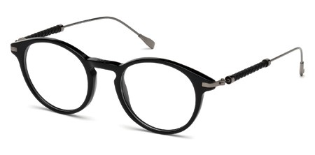 Tod's TO5170 Eyeglasses, 001 - Shiny Black