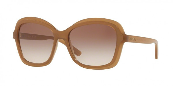 DKNY DY4147 Sunglasses, 372713 MILKY TAUPE (LIGHT BROWN)