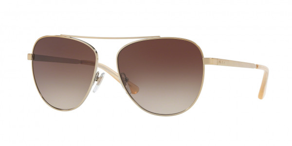 DKNY DY5085 Sunglasses, 124113 GOLD (GOLD)