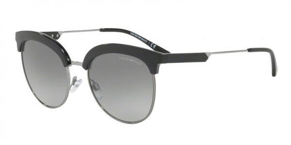 Emporio Armani EA4102 Sunglasses, 500111 BLACK/GUNMETAL (BLACK)