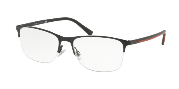 Polo PH1176 Eyeglasses, 9267 DEMISHINY BLACK (BLACK)