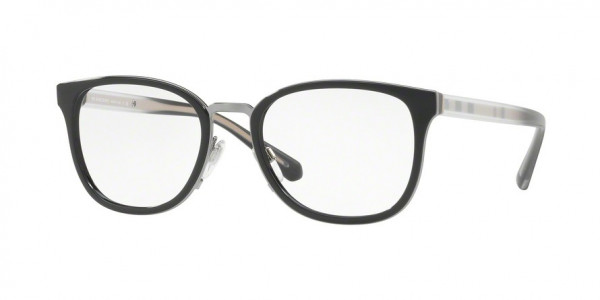 Burberry BE2256 Eyeglasses, 3001 BLACK (BLACK)