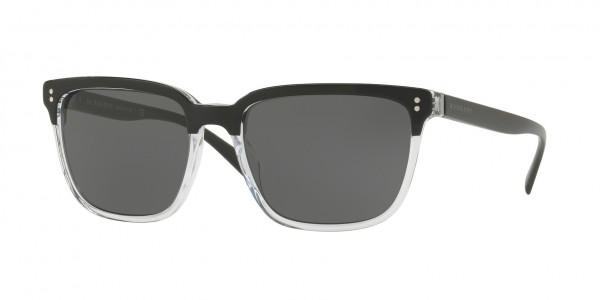 Burberry BE4255 Sunglasses, 30295V TOP BLACK ON CRYSTAL (BLACK)