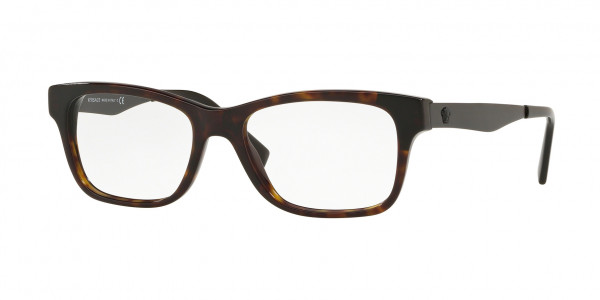Versace VE3245 Eyeglasses, 5298 HAVANA (HAVANA)