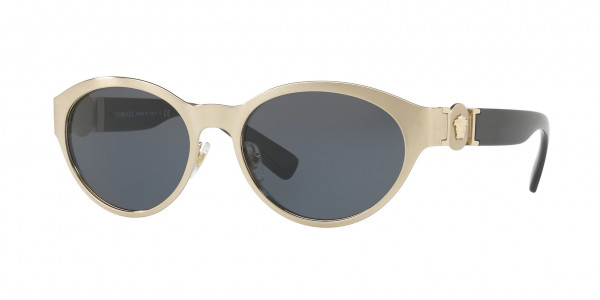 Versace VE2179 Sunglasses, 133987 BRUSHED PALE GOLD (GOLD)