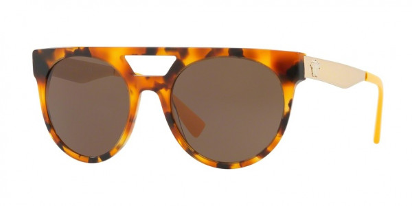 Versace VE4339A Sunglasses, 524973 HAVANA/YELLOW (BROWN)