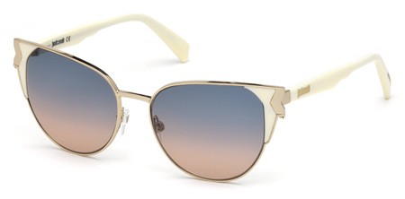 Just Cavalli JC-825S Sunglasses, 25W - Ivory / Gradient Blue
