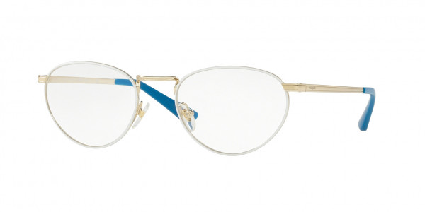 Vogue VO4084 Eyeglasses, 848 PALE GOLD/WHITE (WHITE)