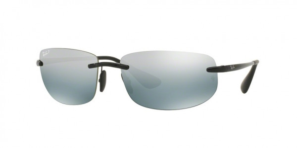 Ray-Ban RB4254 Sunglasses, 601/5L SHINY BLACK (BLACK)