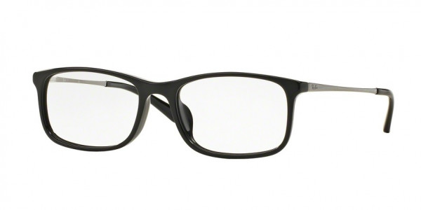 Ray-Ban Optical RX5342D Eyeglasses, 2000 SHINY BLACK (BLACK)