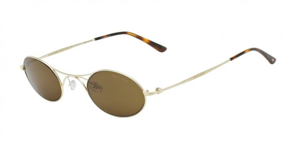 Giorgio Armani AR6018TK Sunglasses, 30717C MATTE PALE GOLD (GOLD)