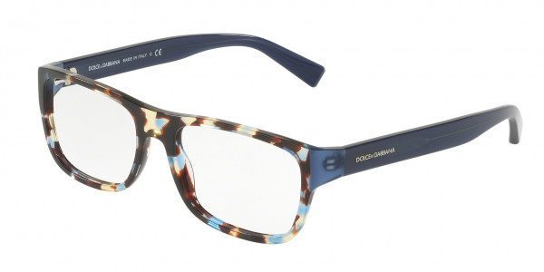 Dolce & Gabbana DG3276 Eyeglasses, 3141 BLUE HAVANA