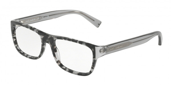 Dolce & Gabbana DG3276 Eyeglasses, 3142 HAVANA BLACK CLEAR