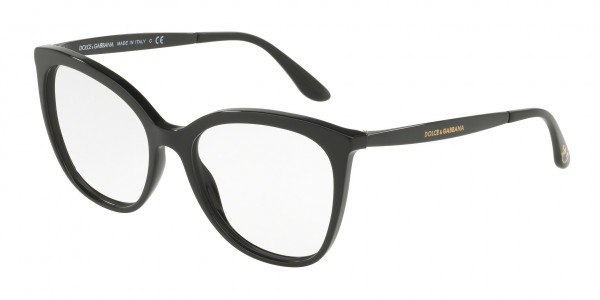 Dolce & Gabbana DG3278 Eyeglasses, 501 BLACK