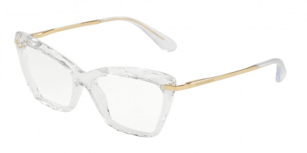 Dolce & Gabbana DG5025 Eyeglasses, 3133 CRYSTAL (WHITE)