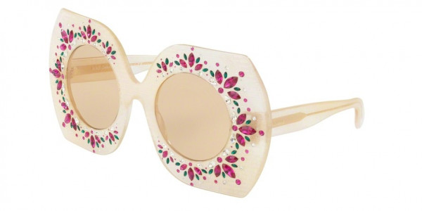 Dolce & Gabbana DG4315B Sunglasses, 313573 SHOT BEIGE